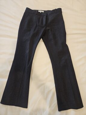 Frame Le Crop Mini Boot Black Pants / Trousers In Womens Size 6.  96% Cotton.